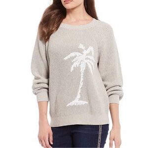 Tommy Bahama Breezy Palm Crew Pullover Sweater Crewneck Cotton